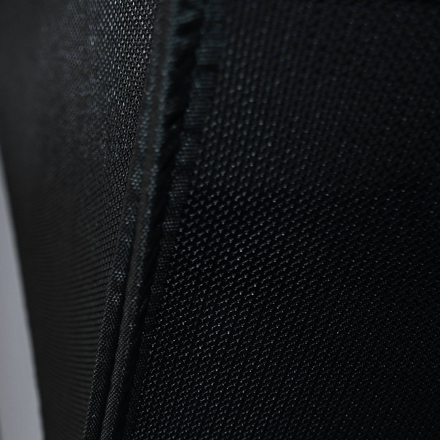 Close-up of black fabric texture