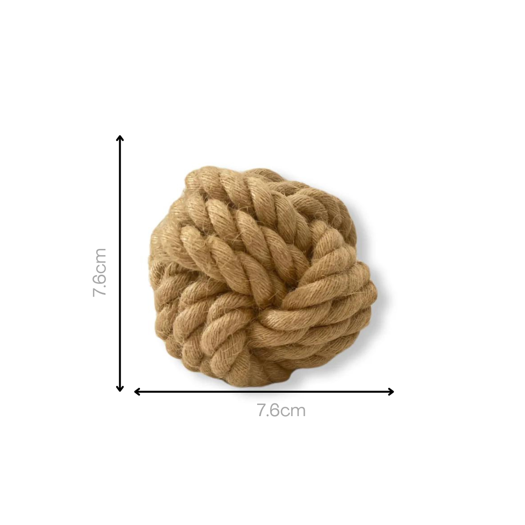 Natural Hemp Rope Ball Size