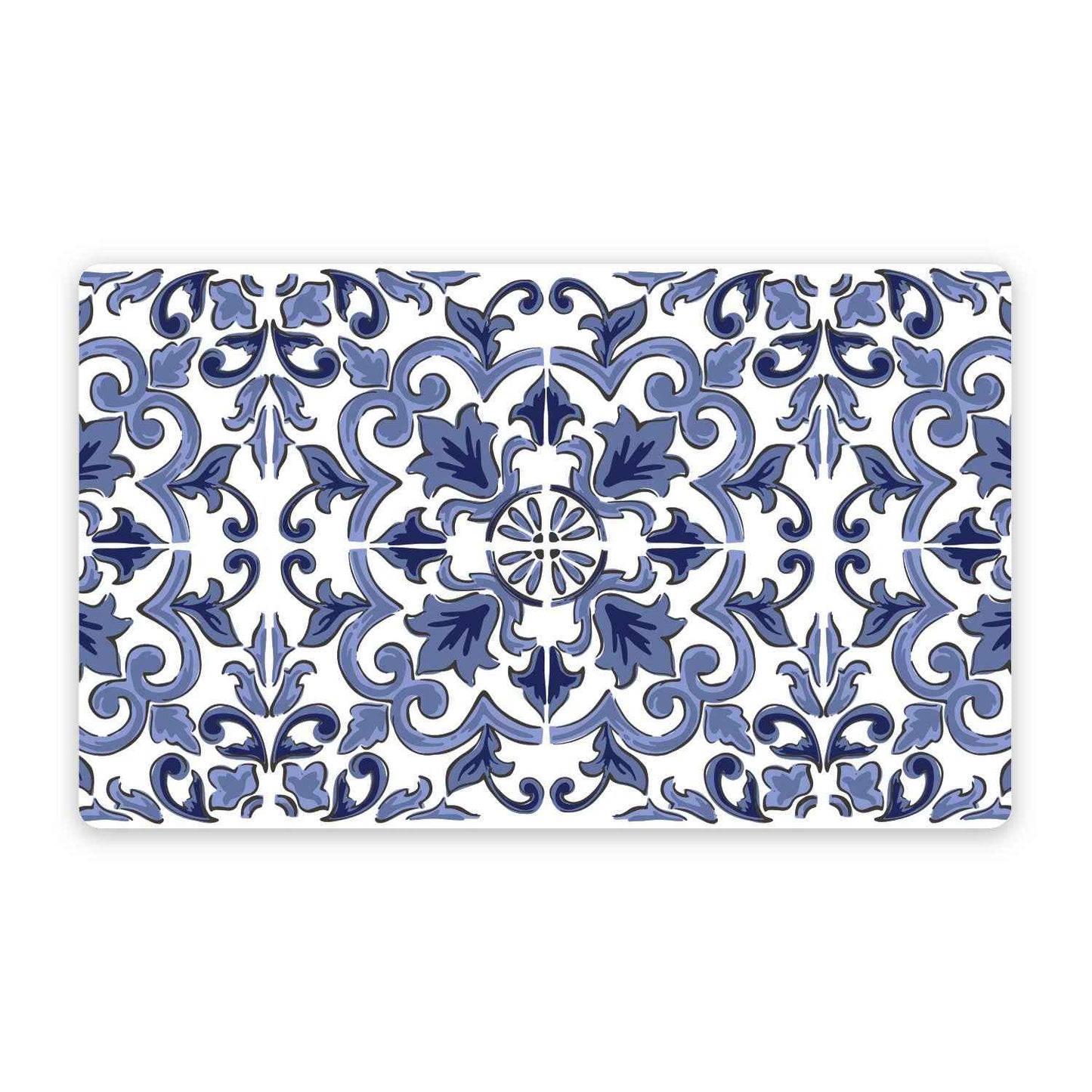 Canyon Clay Pet Placemat Indigo 11.5" x 19"Melamine