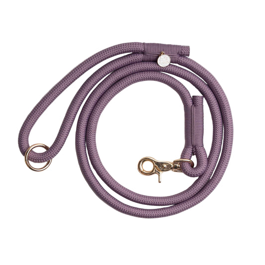 'Lilac' - Braided Rope Leash