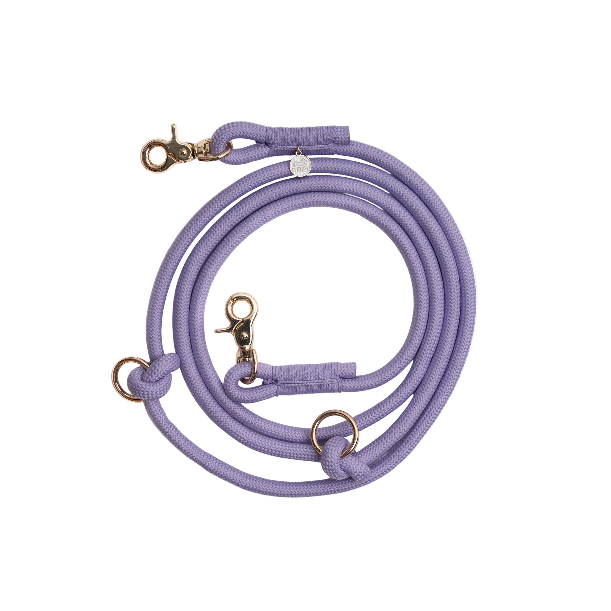 'Lavender' - Hands Free Braided Leash