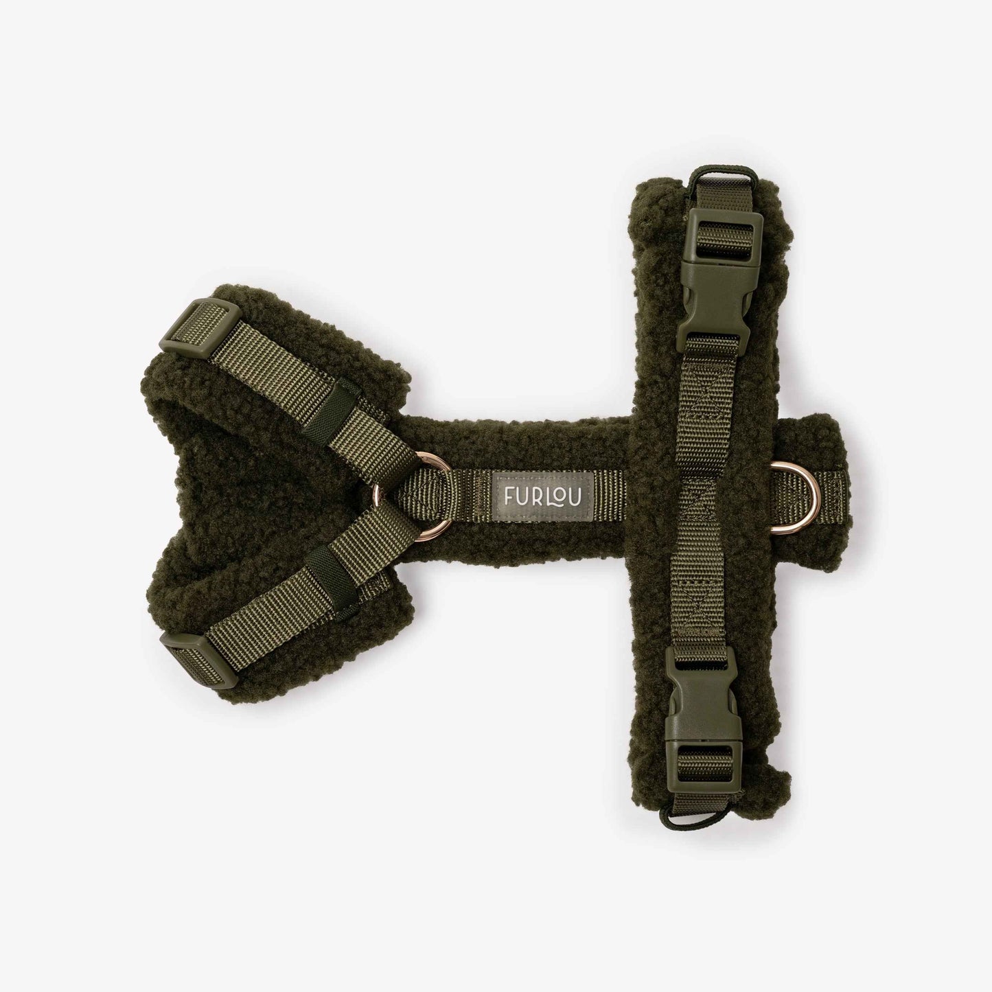 Moss Green Sherpa Dog Harness