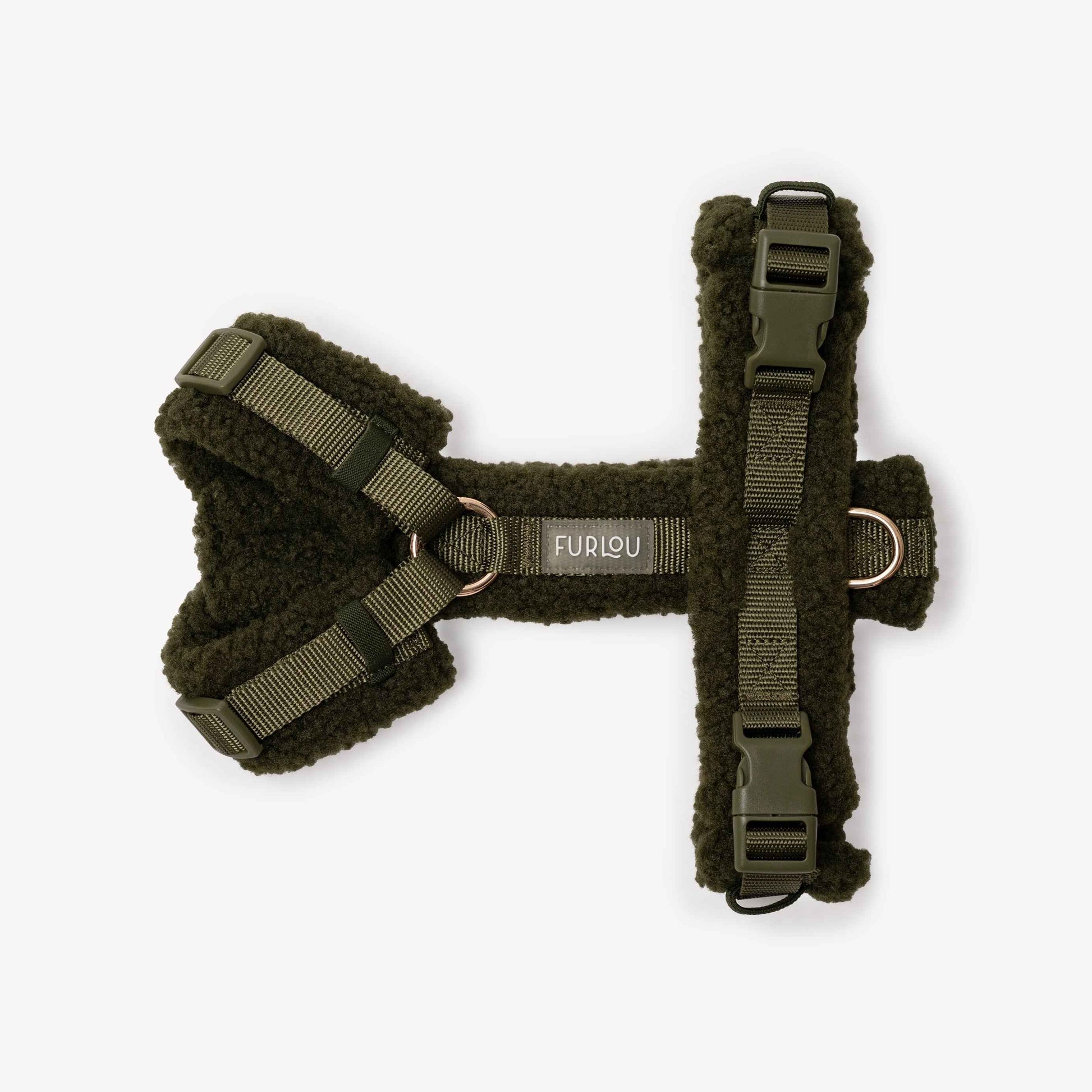 Moss Green Sherpa Dog Harness