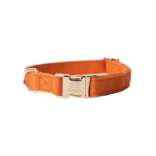 'Terracotta' - Canvas Dog Collar
