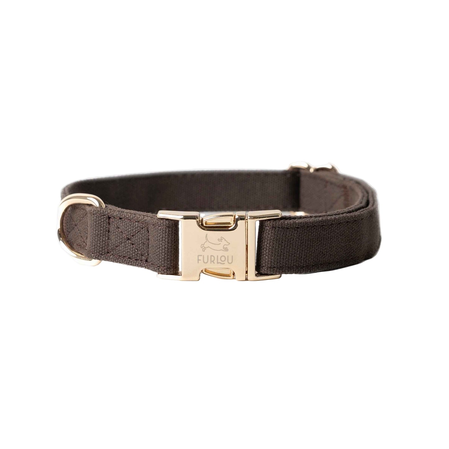 'Brown' - Canvas Dog Collar