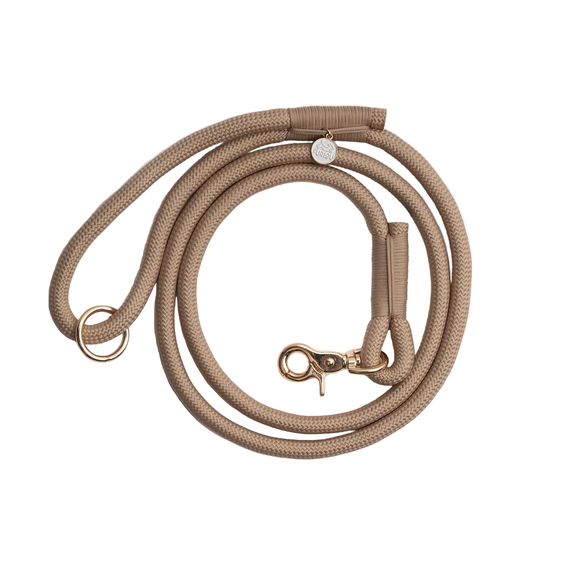 'Sand' - Braided Rope Leash