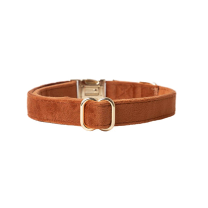 'Clay' - Velvet Dog Collar