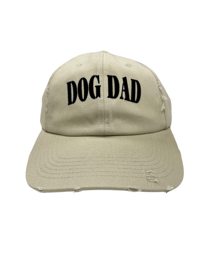 Dog Dad Distressed Tan