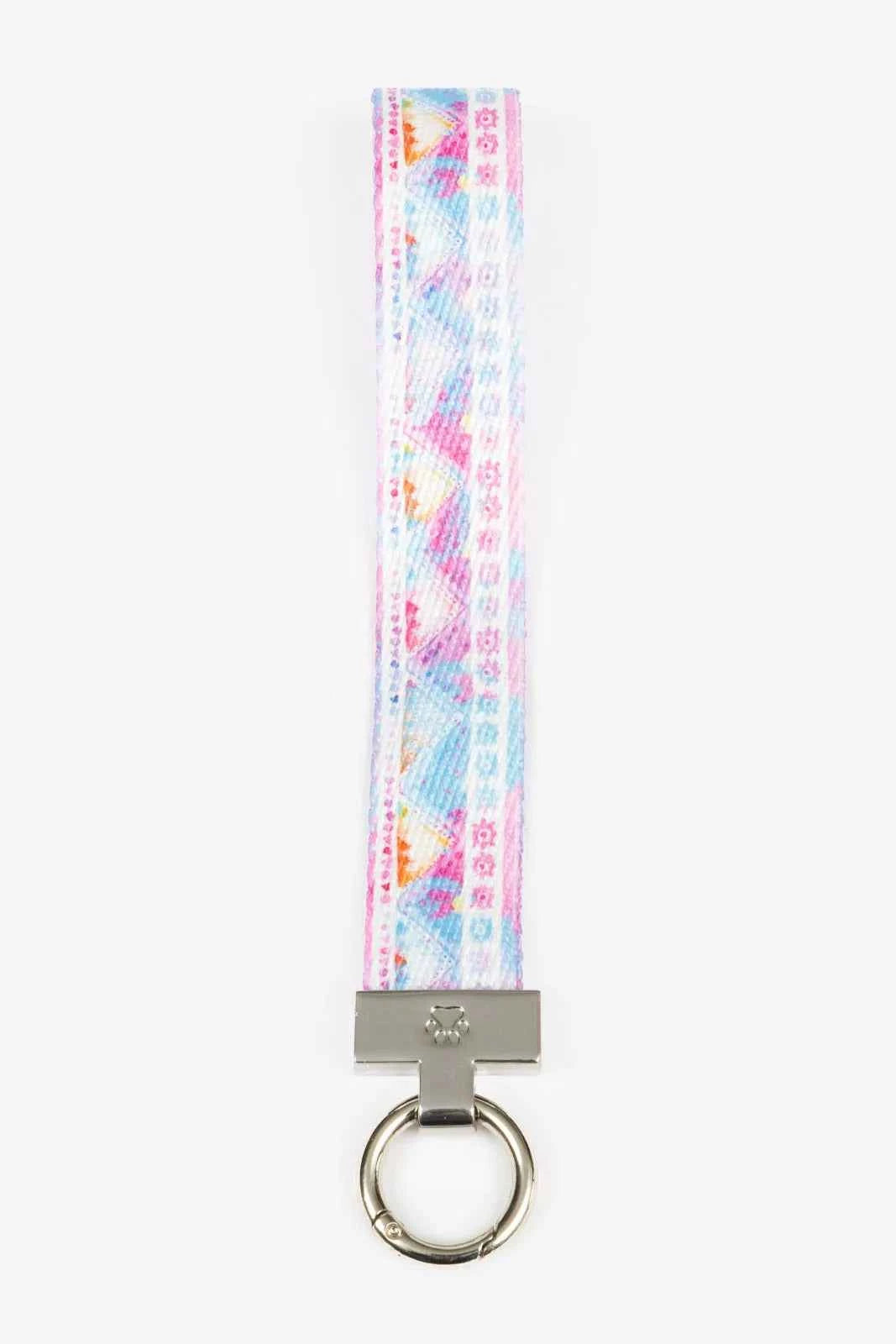Pink and Blue Tribal Dog Bandana & Matching Keychain
