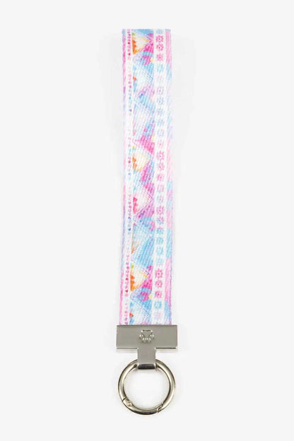 Pink and Blue Tribal Dog Bandana & Matching Keychain