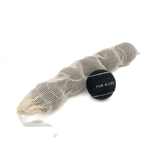 Fur Elise product in a mesh bag on a white background