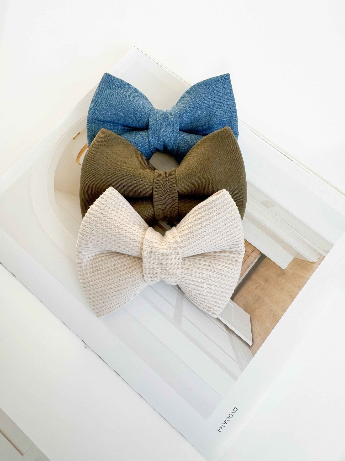 Denim Bows