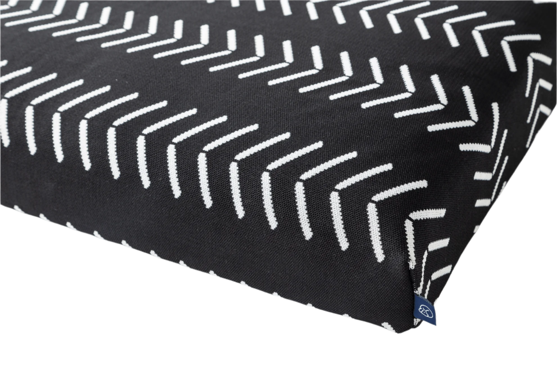 Black Chevron Orthopedic Dog Bed or Bed Cover