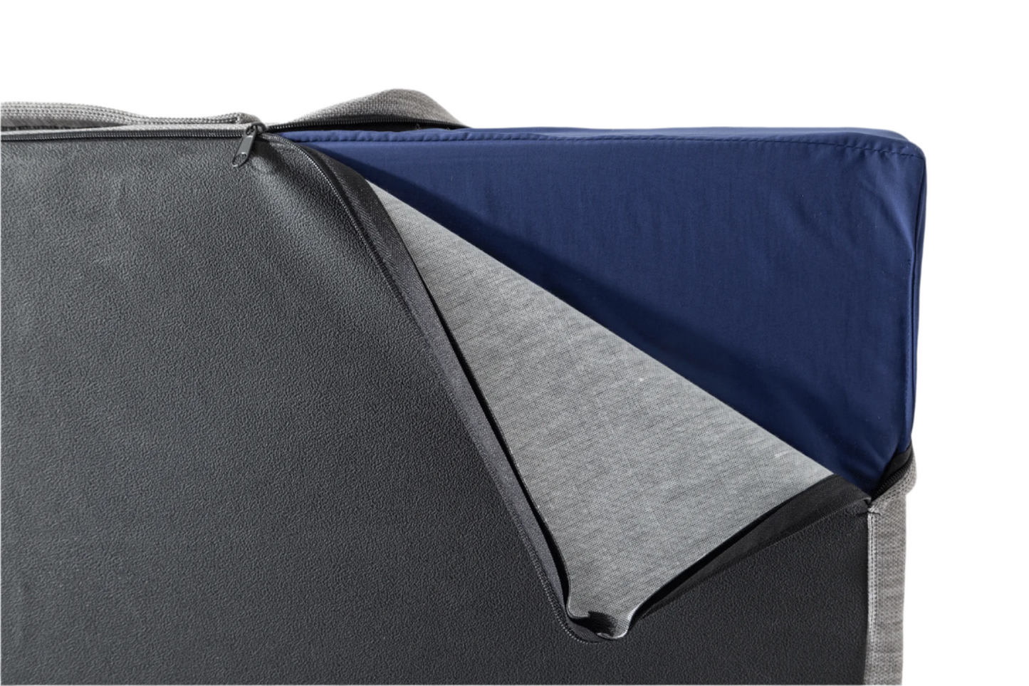 Black Grid Orthopedic Dog Bed Mattress