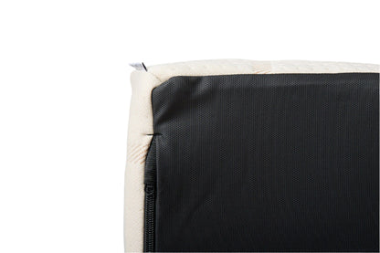 Brigette Romanek Cream Dog Bed Back