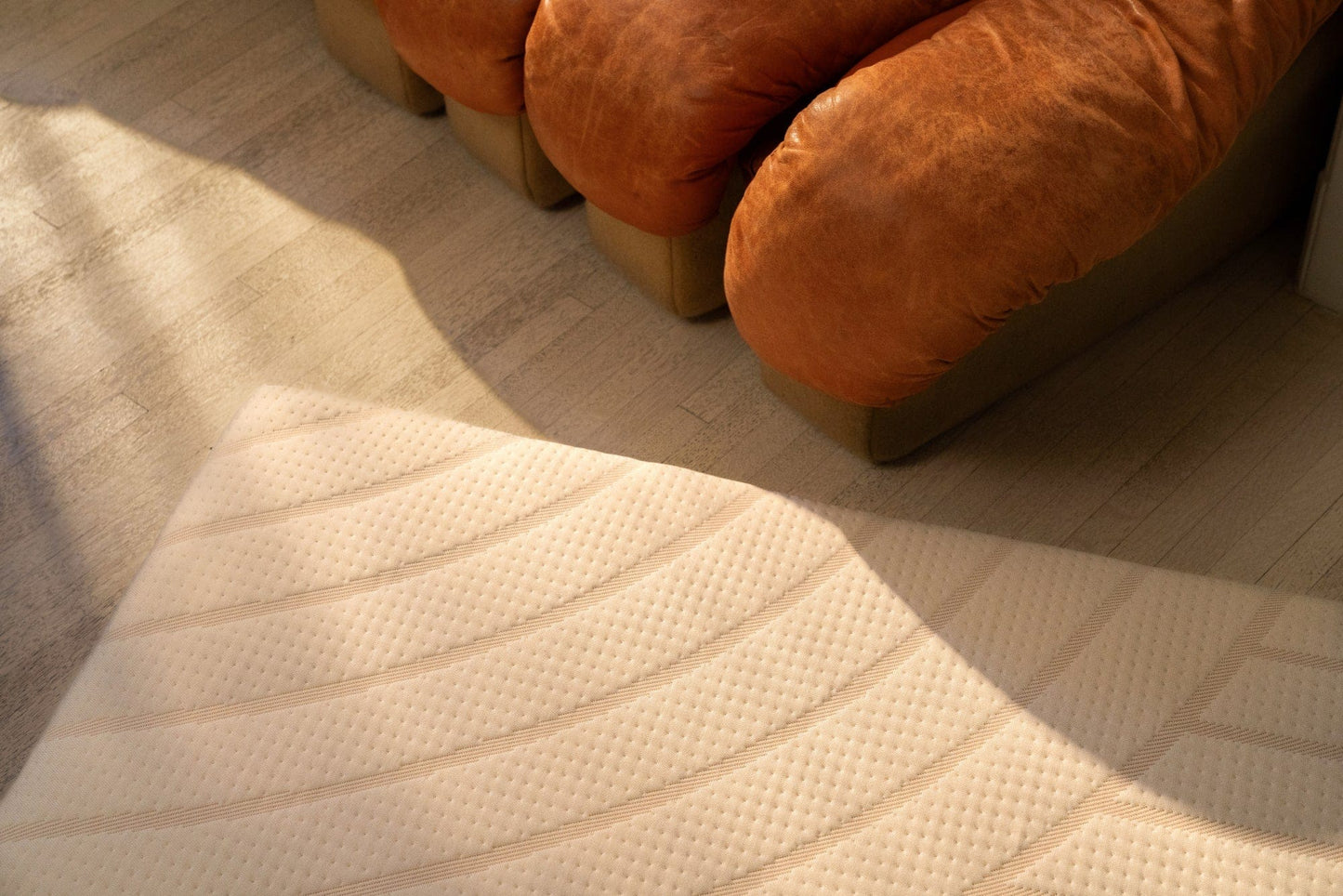 Brigette Romanek Cream Dog Bed Up Close