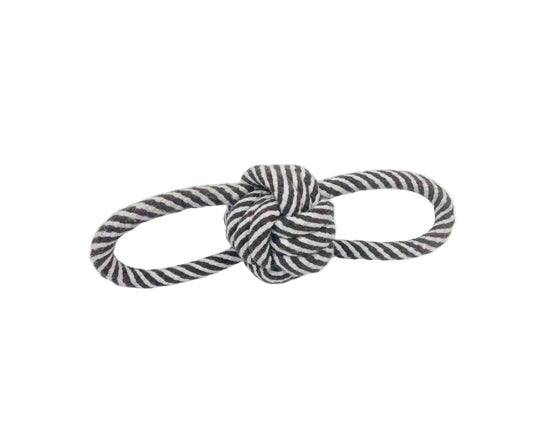 Brown & White Tug Toy