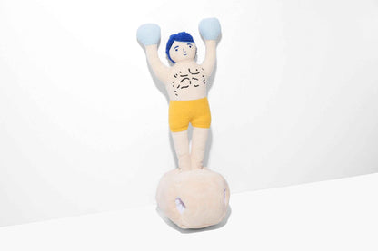 Champ Rocky Nose Work Dog Toy on white background