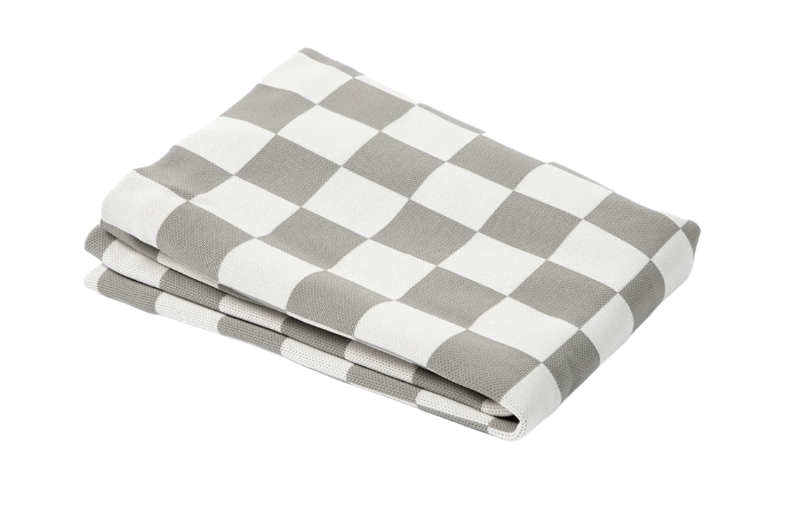 Gray Checker Orthopedic Dog Bed Cover