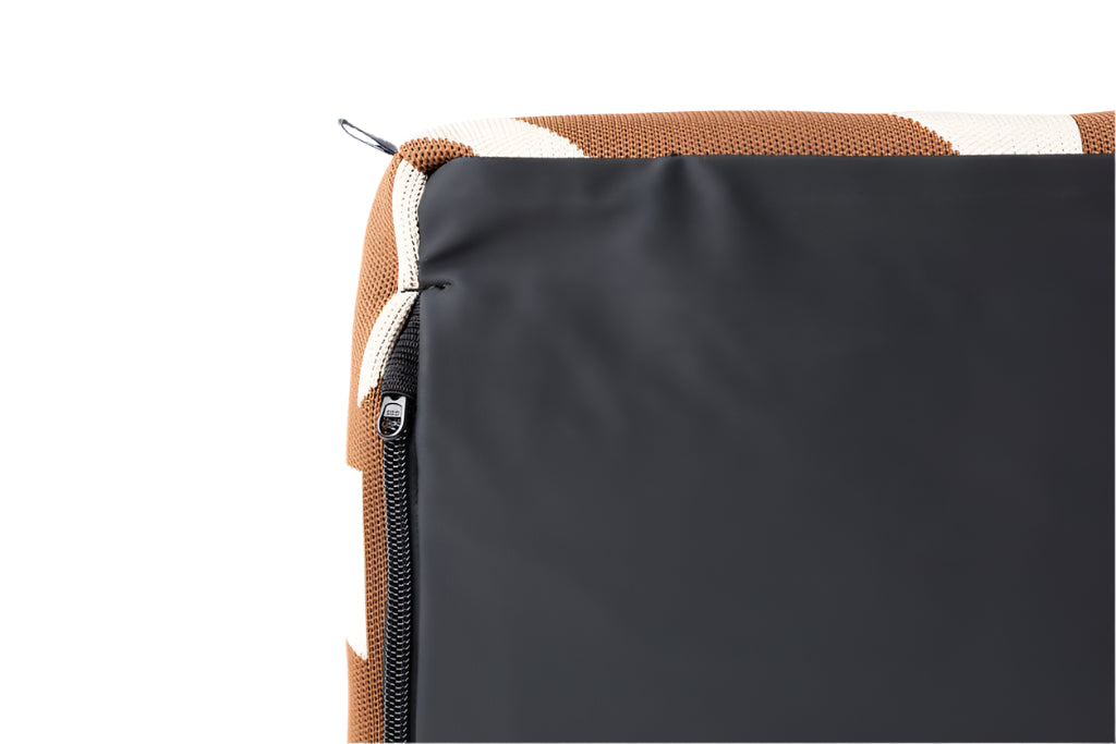 John Legend Brown Fragment Dog Bed Back