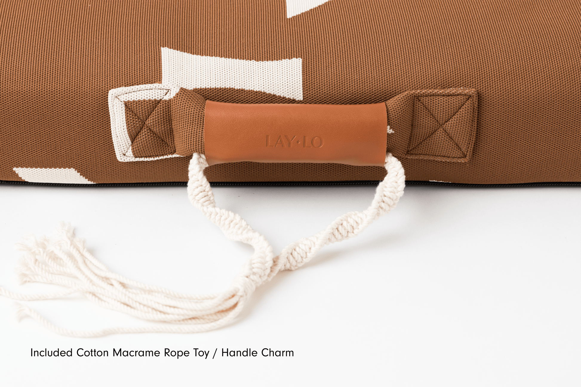 John Legend Brown Fragment Dog Bed Handle