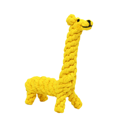 Joy the Giraffe Rope Dog Toy