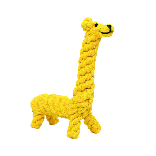 Joy the Giraffe Rope Dog Toy