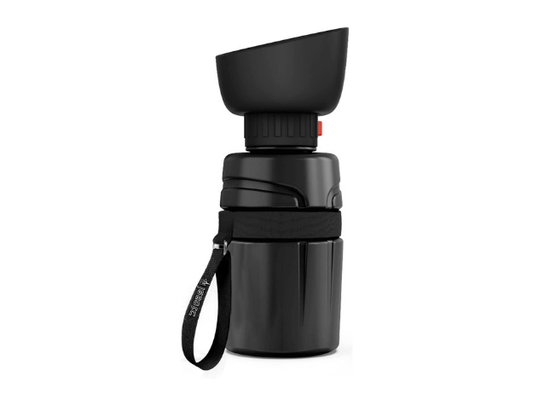 LESOCT Portable Dog Water Bottle Black
