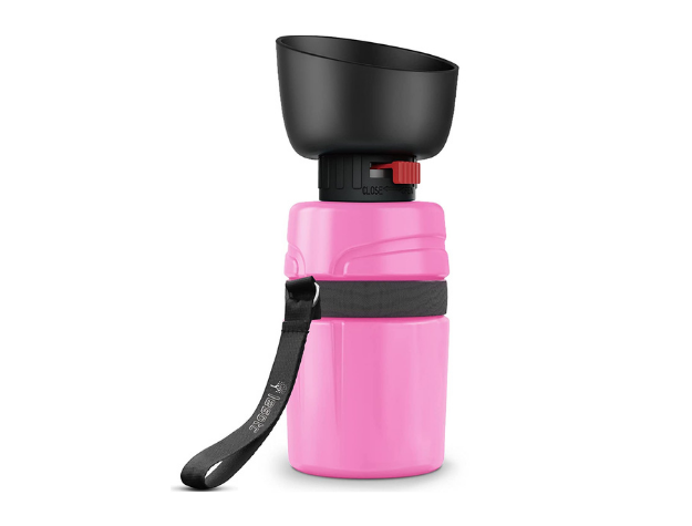 LESOCT Portable Dog Water Bottle Pink