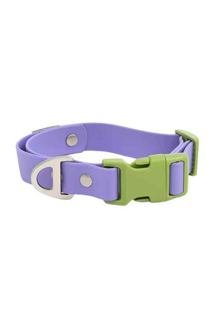 Lavender Garden Waterproof Dog Collar
