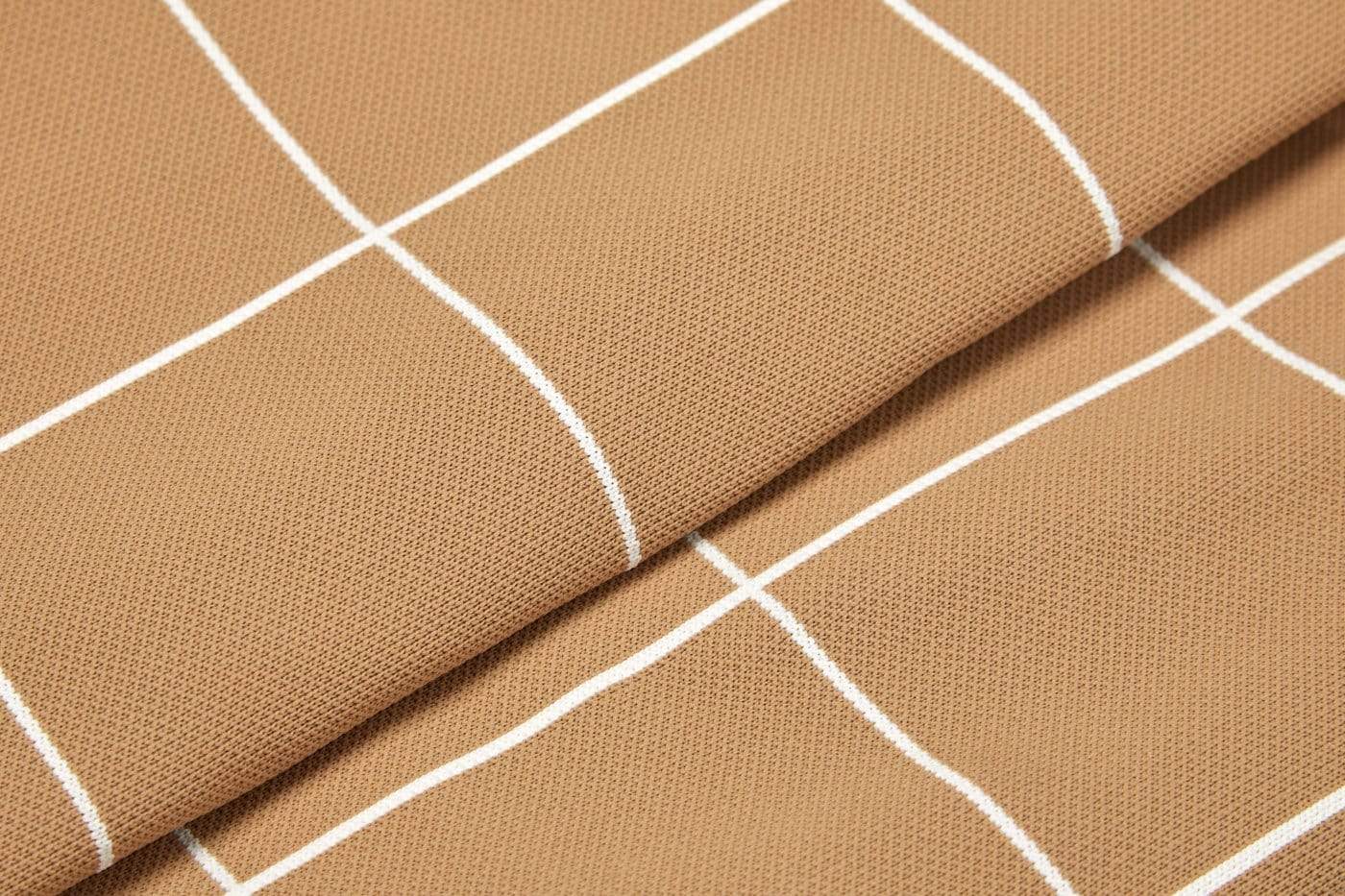 Lay Lo Tan Grid Dog Bed Up Close