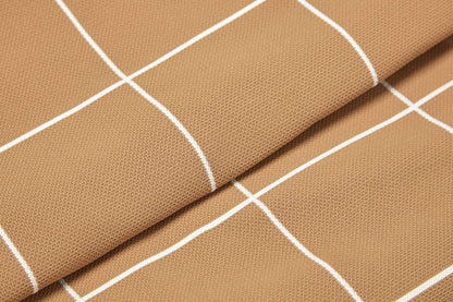Lay Lo Tan Grid Dog Bed Up Close