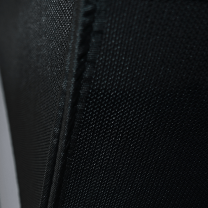 Close-up of black fabric texture
