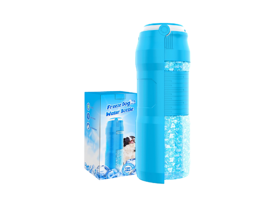 Foldable Freeze Dog Water Bottle 18oz