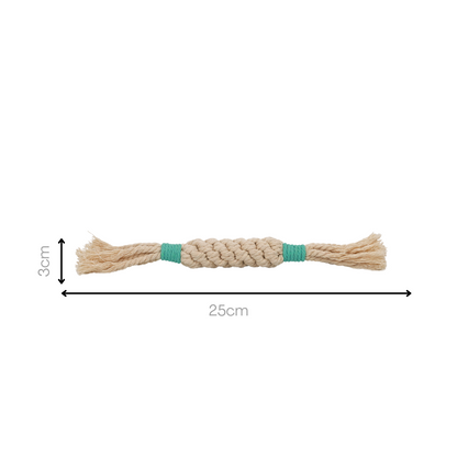 Rainbow Candy Macrame Rope Pet Toy Caribbean