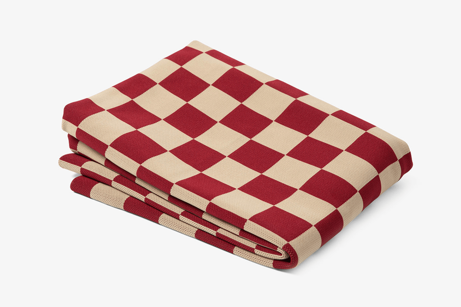 Red Checker Orthopedic Dog Bed Cover