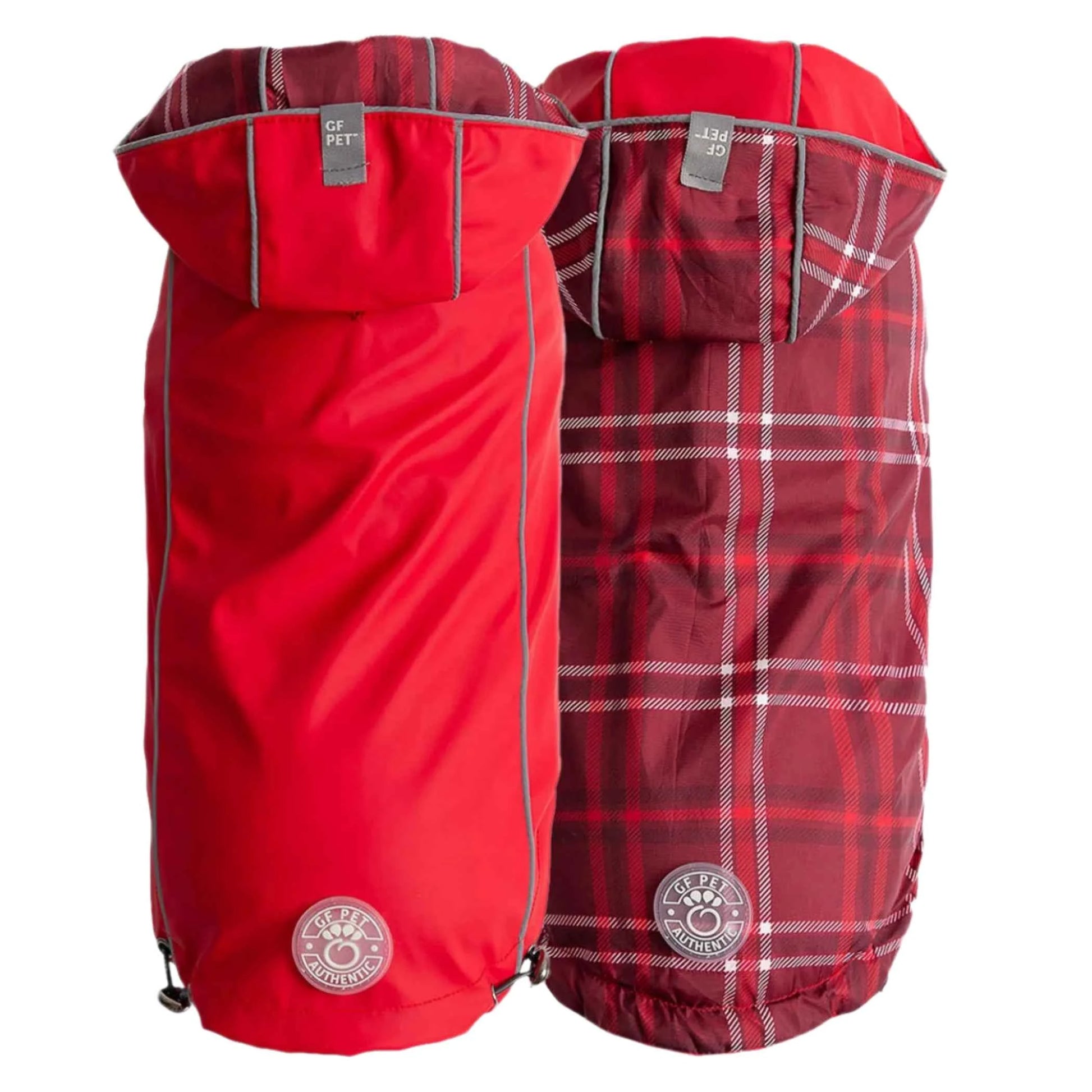 Reversible ElastoFit™ Waterproof Dog Raincoat - Multiple Colors
