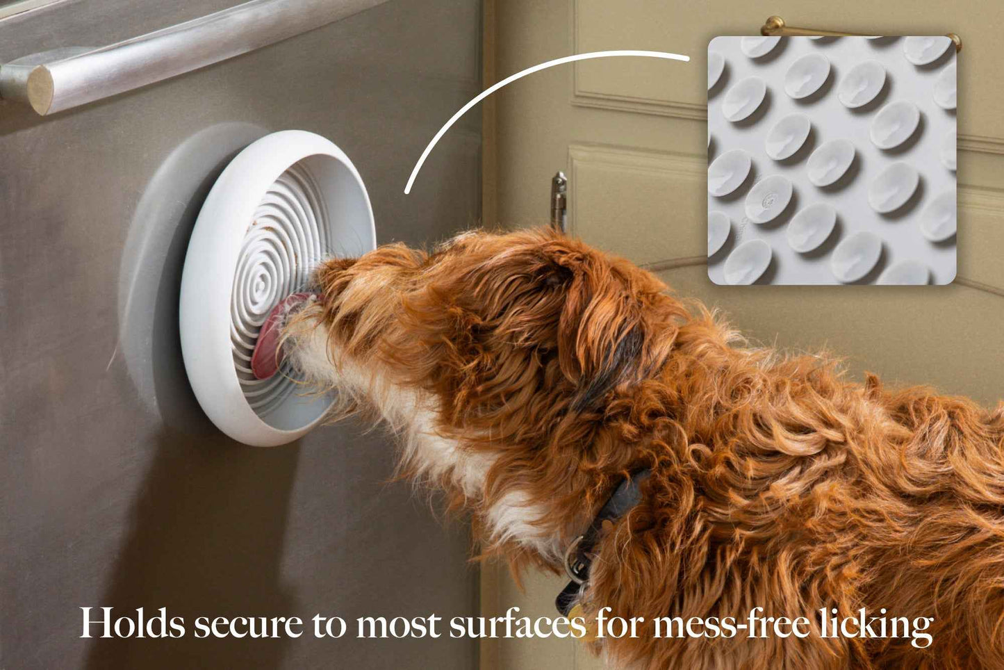 LAY LO Enrichment Lick Mat & Food Bowl