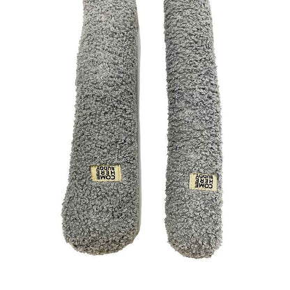 Super Knott gray knotted dog toy on a white background