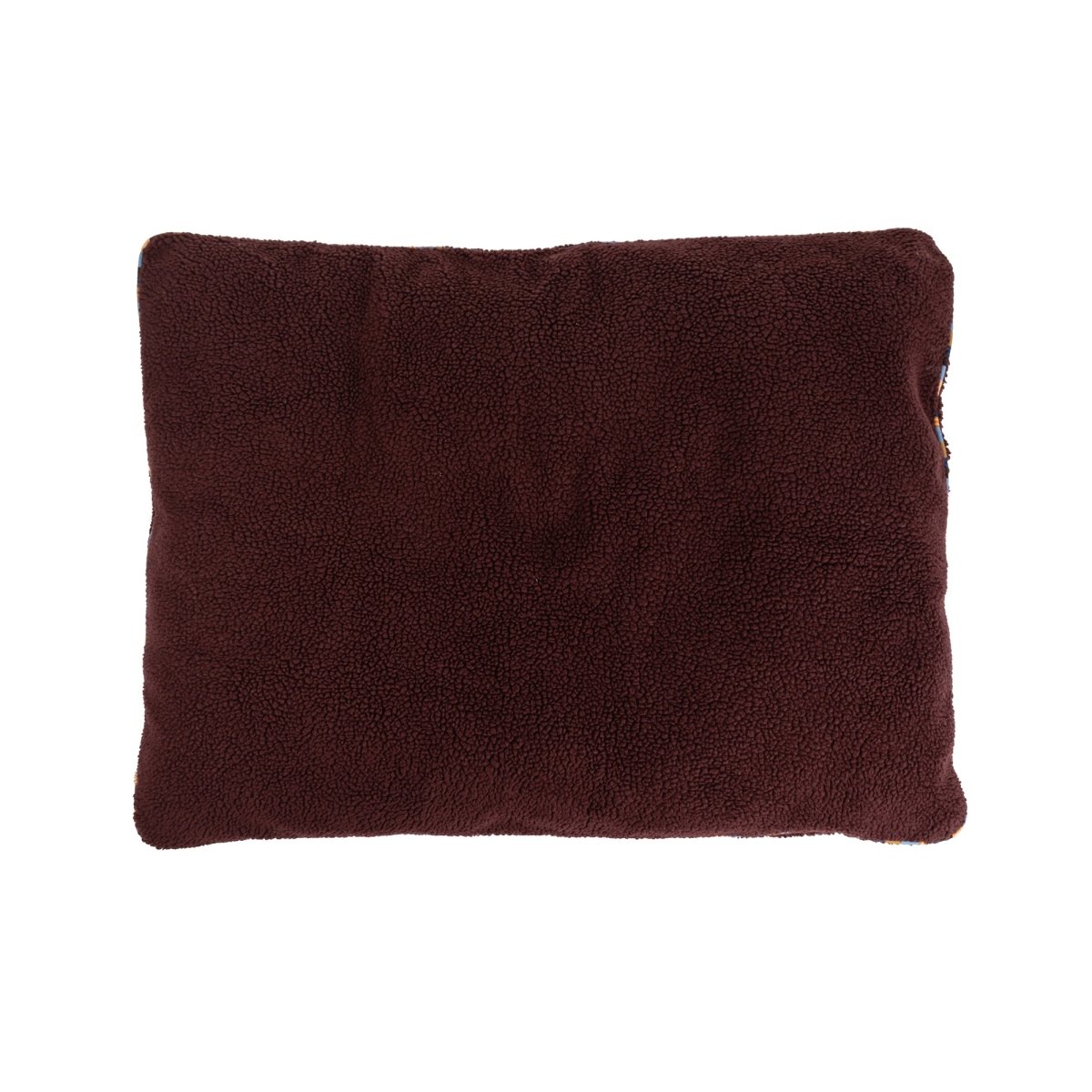 Brown pillow on a white background