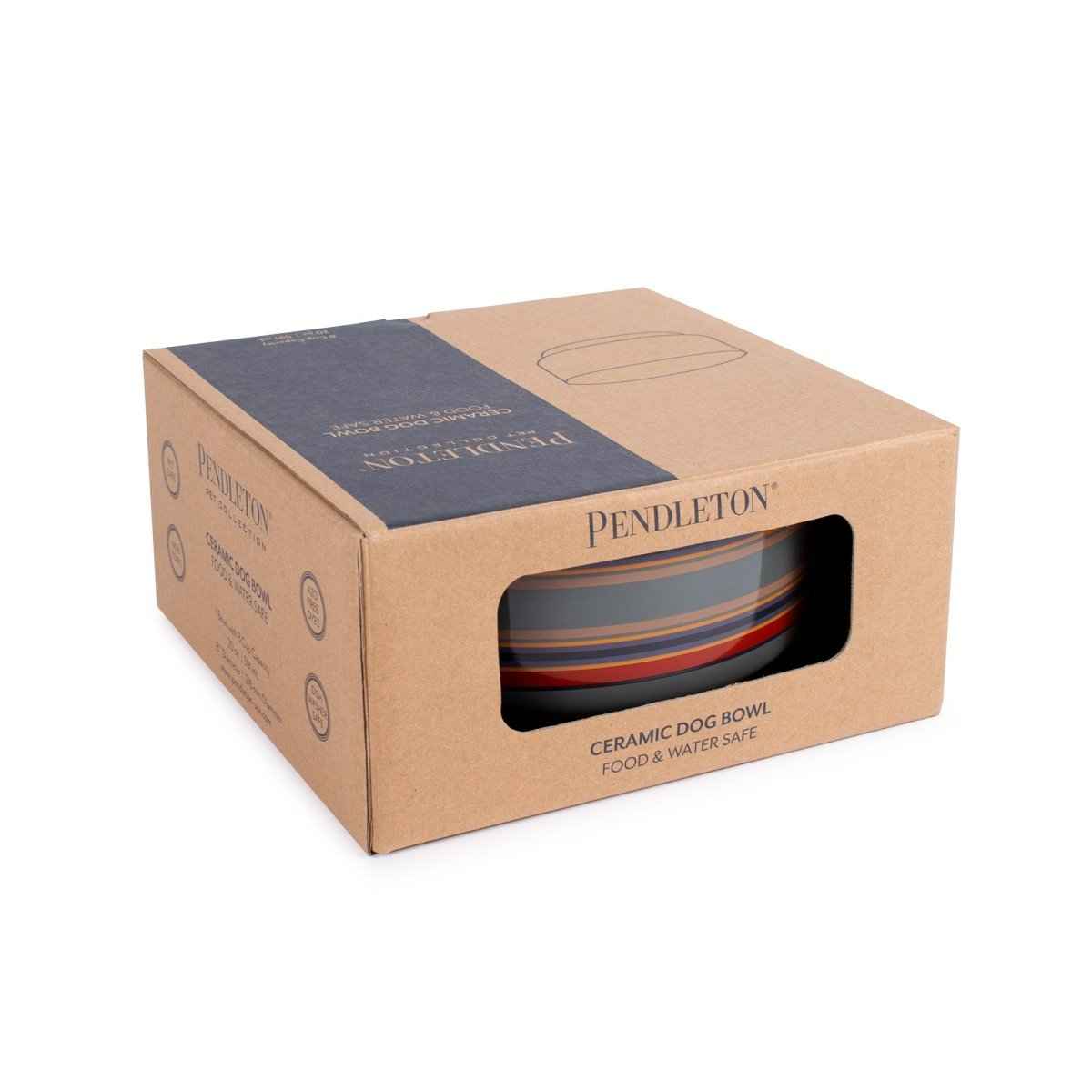 Pendleton Ceramic Food & Water Dog Bowl