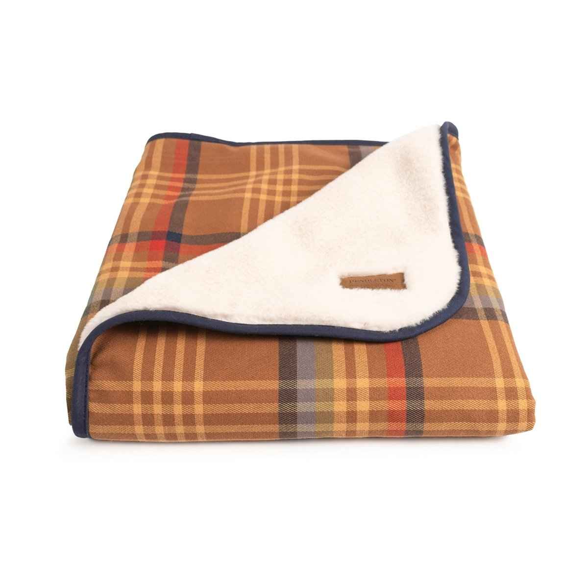Pendleton Plaid Crate Blanket folded on white background