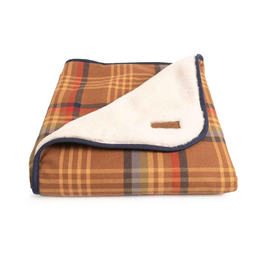 Pendleton Plaid Crate Blanket folded on white background